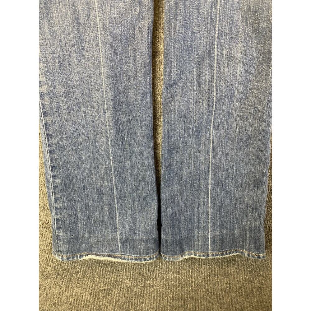7 For All Mankind A Pocket Women's Bootcut Jeans Light Wash Blue Stretch SZ 27 - Picture 6 of 11